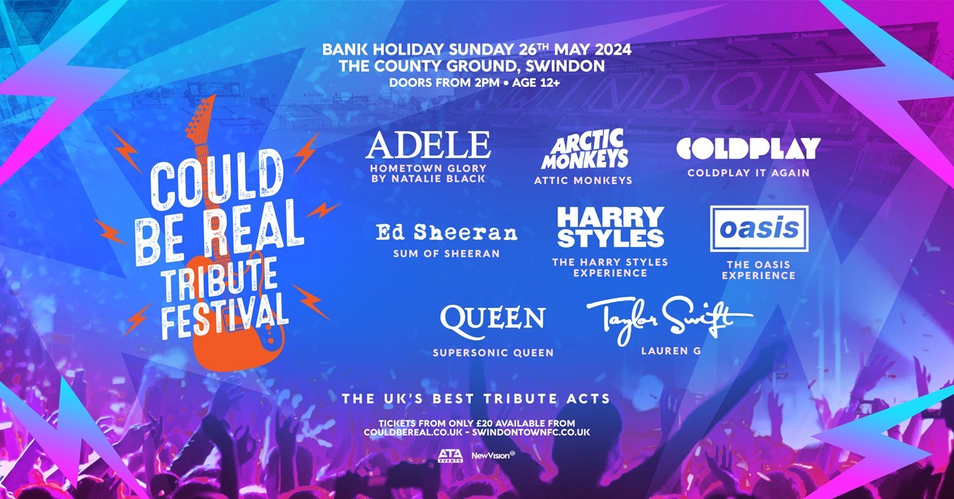 Lineup confirmed for 'Could Be Real' Tribute Festival - News - Swindon Town